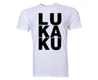 Romelu Lukaku Man Utd T-Shirt (White/Black)