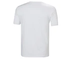 Helly Hansen Men's HH Logo Tee / T-Shirt / Tshirt - White