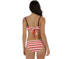 Regatta Womens/Ladies Aceana Bikini Brief Ruch Detail Swimwear Bottoms - Lollipop