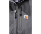 Carhartt Mens Crowley Durable Water Repellent Softshell Coat Jacket - Charcoal