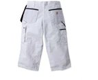 Carhartt Mens Multipocket Ripstop Pirate Pant Cargo Pocket Shorts - White