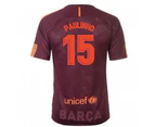 2017-18 Barcelona Nike Third Shirt (Paulinho 15)