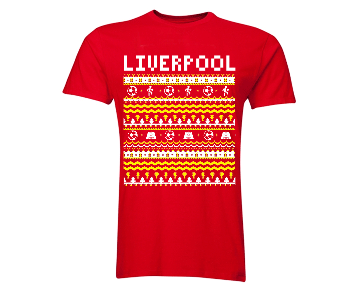 Liverpool Christmas T-Shirt (Red) - Kids