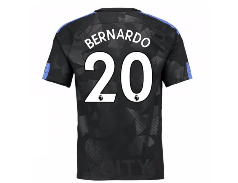 2017-18 Man City Third Shirt (Bernardo 20) - Kids
