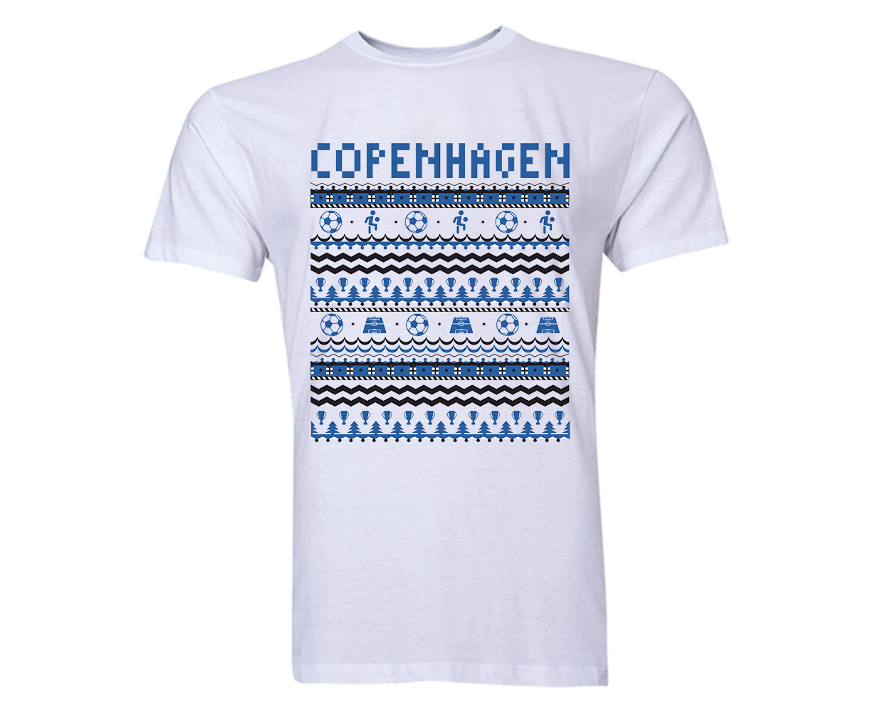 Copenhagen Christmas T-Shirt (White)