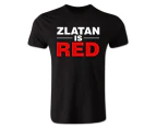 Zlatan Ibrahimovic Zlatan is Red T-shirt (black) - Kids
