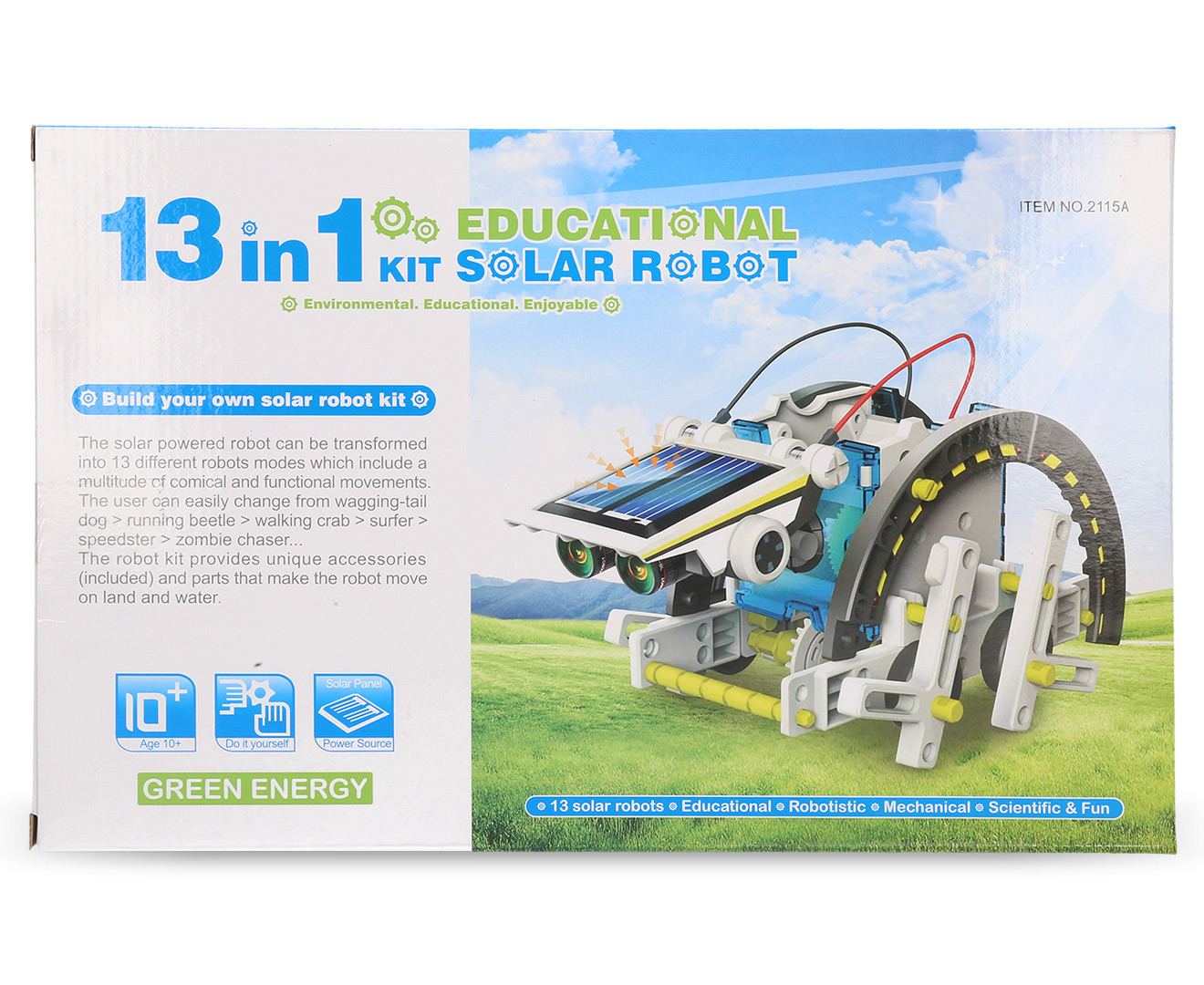 13-in-1 Educational Solar Robot Kit | Mumgo.com.au