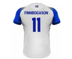 2018-2019 Iceland Away Errea Football Shirt (Finnbogason 11)