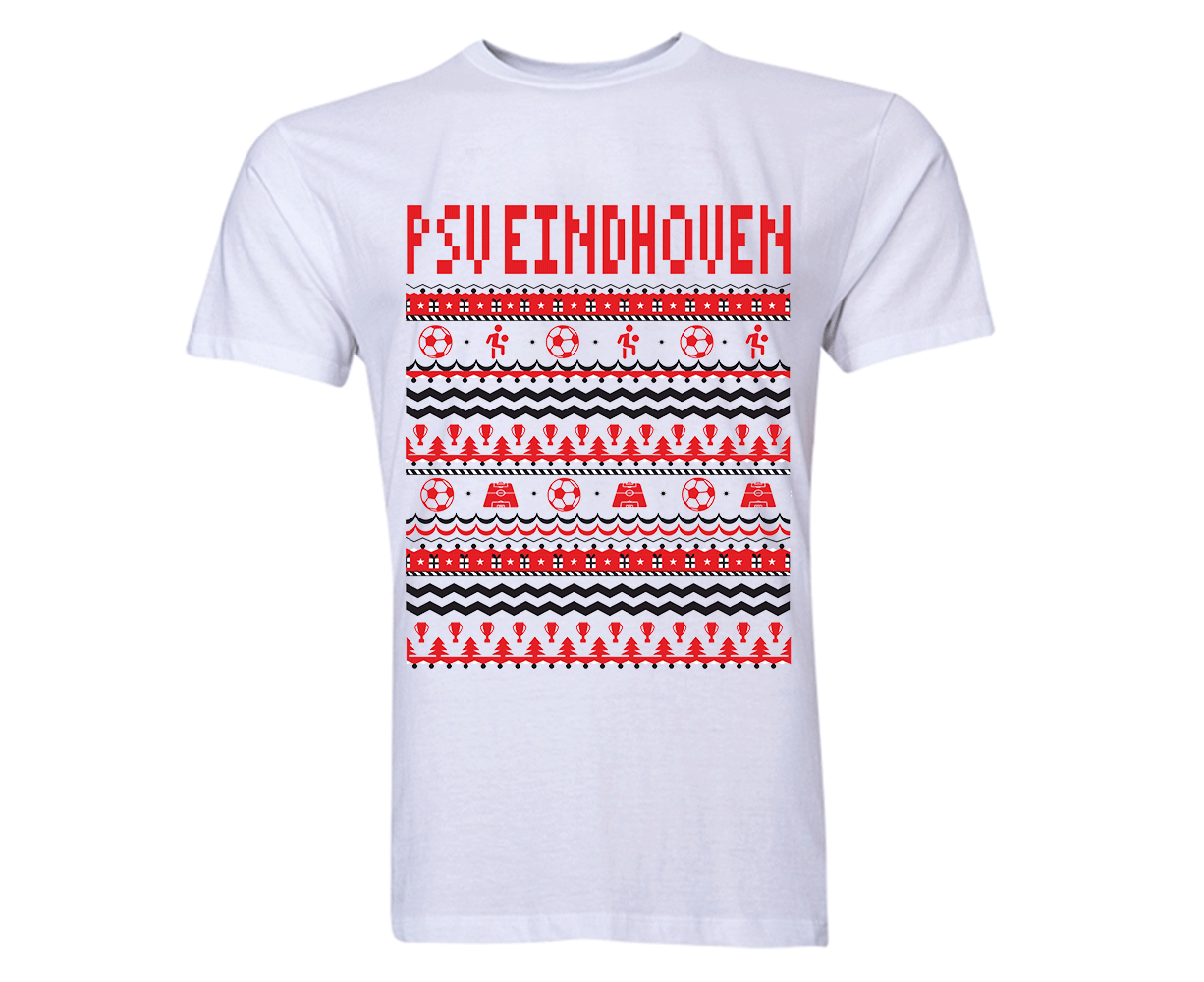 PSV Eindhoven Christmas T-Shirt (White)