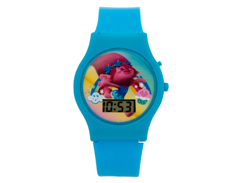 Trolls Kids' 34mm Digital LCD Watch - Blue