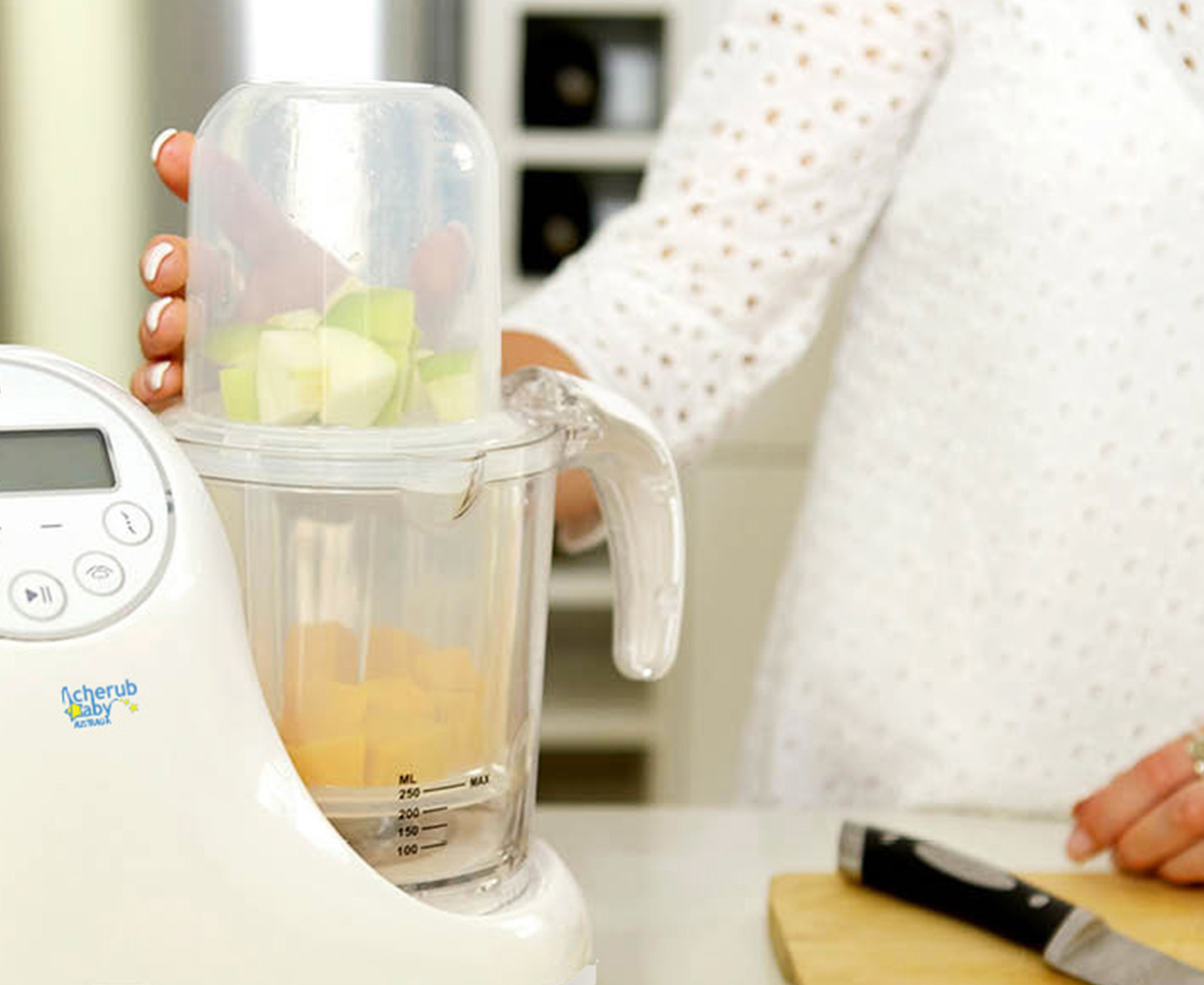 Baby Food Blender vs Food Processor, by Cherub Baby