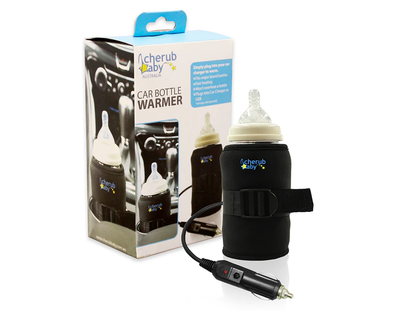 Cherub Baby Natritherm Car Bottle and Baby Food Warmer - Black