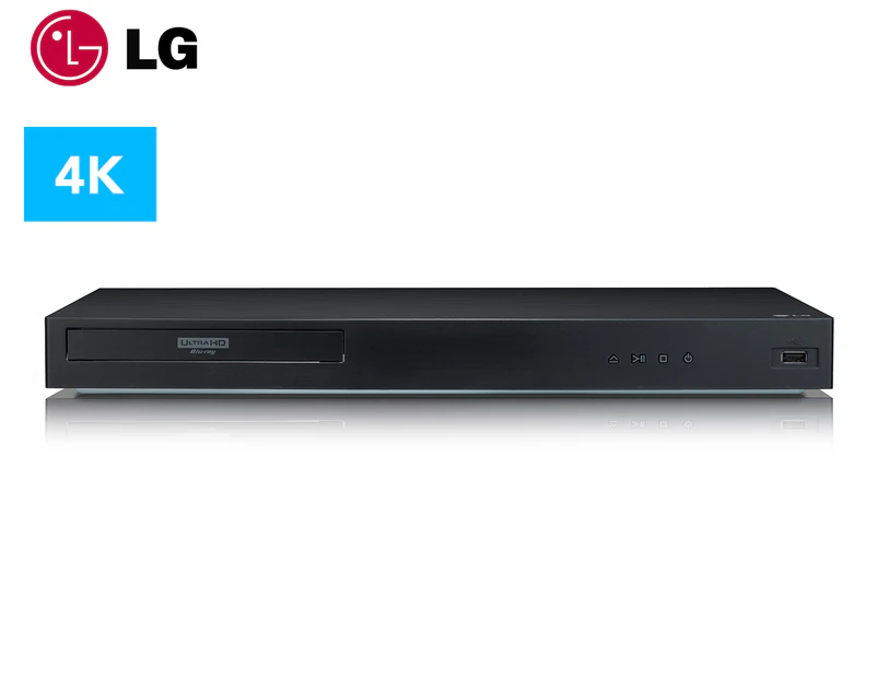 LG UBK90 4K Dolby Vision Blu-Ray Player - Black