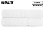 Morrissey Australian Cotton Bath Mat 2-Pack - Alpine