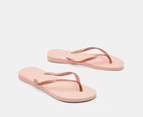 Havaianas Women's Slim Metallic Thongs - Ballet Rose