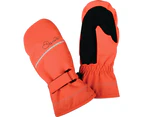 Dare 2b Girls Waver Polyester Waterproof Adjustable Mitten Gloves - Fiery Coral