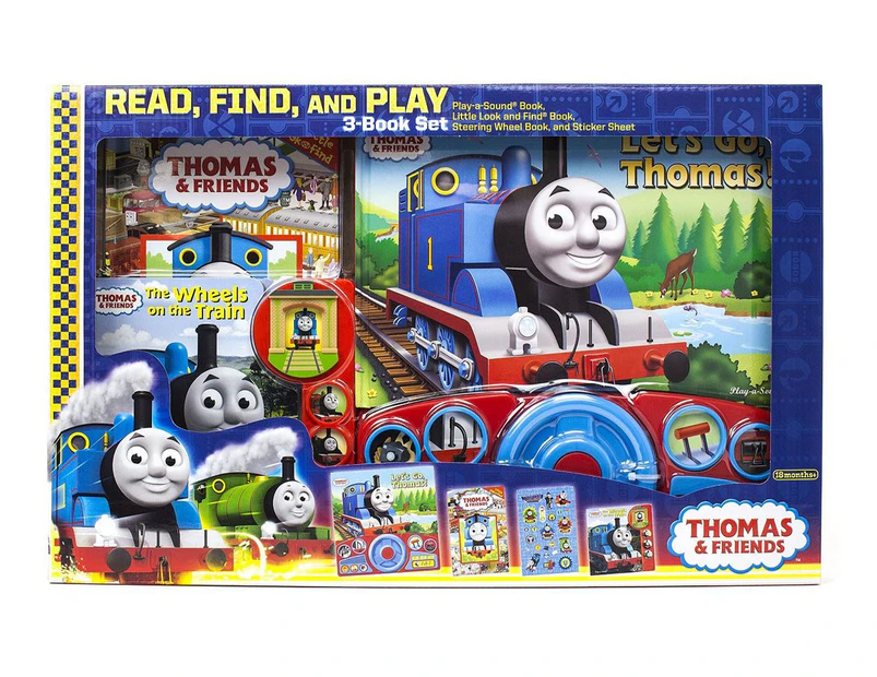 Thomas & Friends Read, Find & Play 3-Book Set