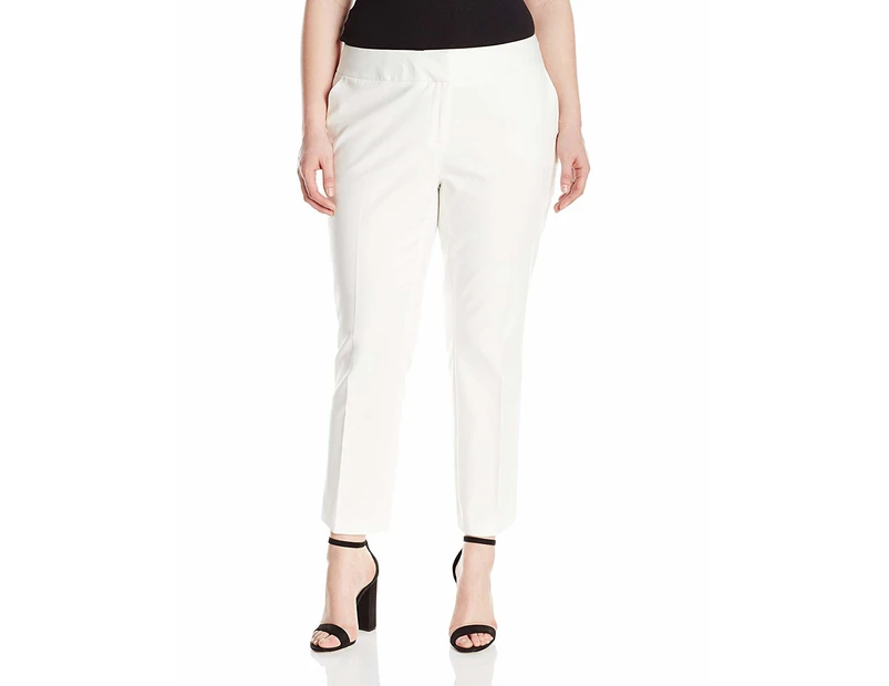 Vince Camuto White Ivory Womens US Size 22W Plus Dress Pants Stretch