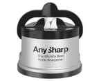 AnySharp Global Knife Sharpener w/ Power Grip - Silver 1