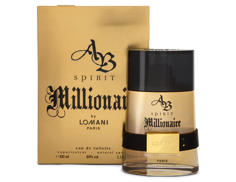 Lomani AB Spirit Millionaire For Men EDT 100mL Catch .au