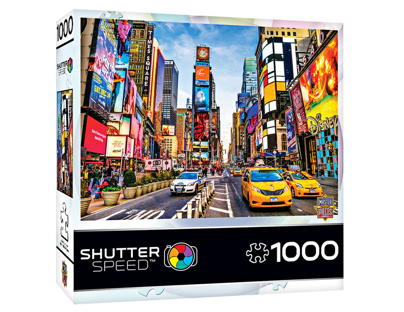 MasterPieces Shutter Speed Times Square 1000-Piece Jigsaw Puzzle