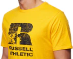 Russell Athletic Men's Eagle R T-Shirt - Yellow