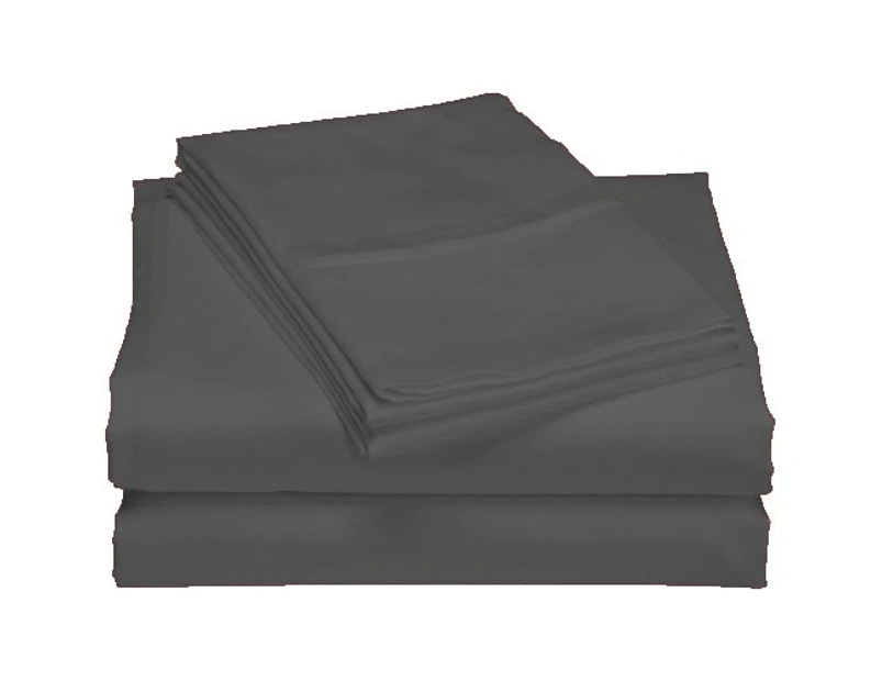 HOTEL Grade Ultra Soft Sheet Set Charcoal King Size