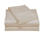HOTEL Grade Ultra Soft Sheet Set Tan Beige Queen Size