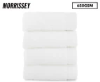 Morrissey Australian Cotton Face Washer 4-Pack - Alpine