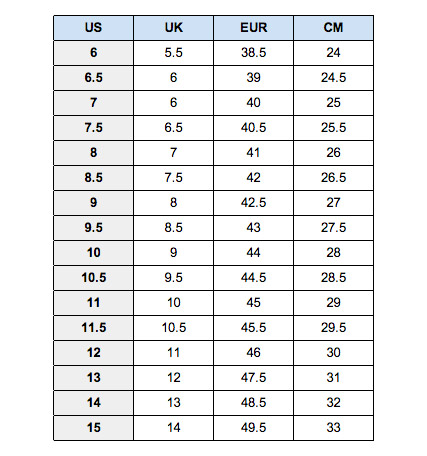 air max 1 vs air force 1 sizing