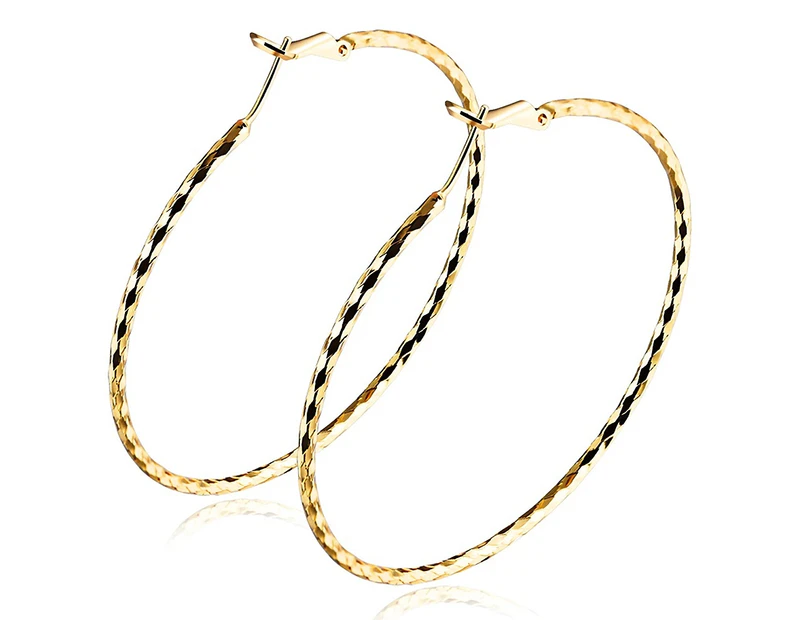 Perfect Hoop Earrings-Gold