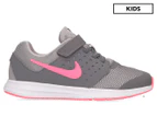 Nike Girls' Pre-School Downshifter 7 Shoe - Gunsmoke/Sunset Pulse