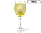 Personalised Wine Glass 410mL