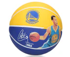 Spalding NBA Player Series Stephen Curry Size 7 Basketball - Yellow/Navy