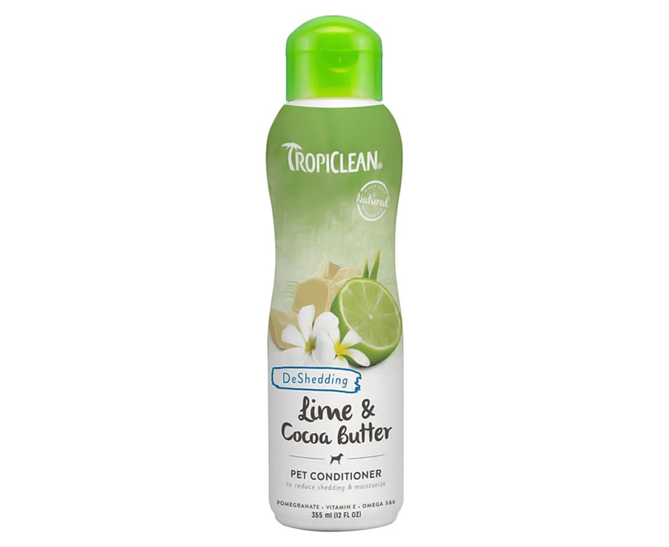 TropiClean DeShedding Conditioner Lime & Cocoa Butter 355mL