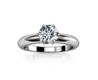 Jewel In The Palace Solitaire Ring Embellished with Swarovski crystals