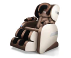 Livemor Electric Massage Chair Full Body Shiatsu Heat Recliner Foot Roller Gold