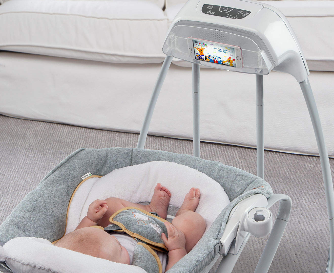 Ingenuity smartsize gliding swing & sales rocker reviews