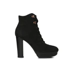 Hogan Women's HXW3130Z560DYPB999 Black Suede Ankle Boots
