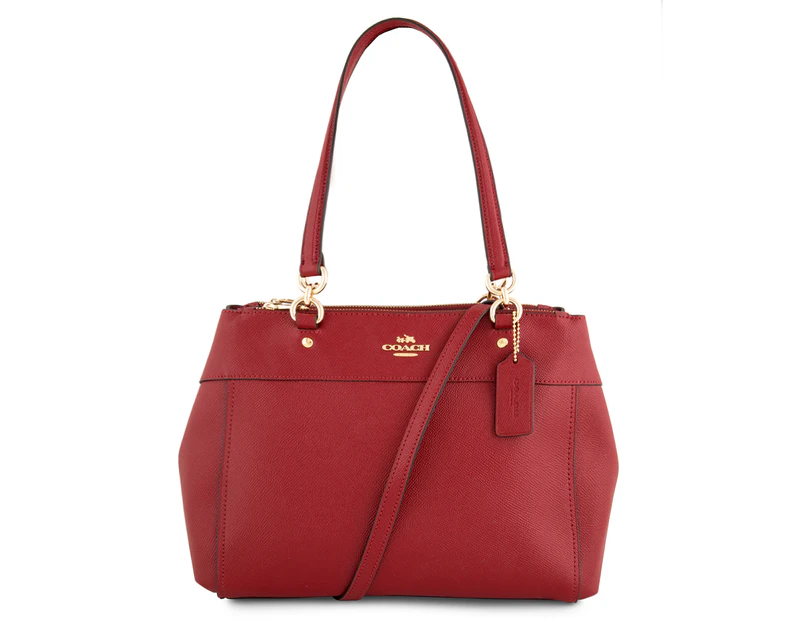 Coach Brooke Carry All Bag - Dark Red 
