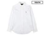 Polo Ralph Lauren Youth Oxford Shirt - White