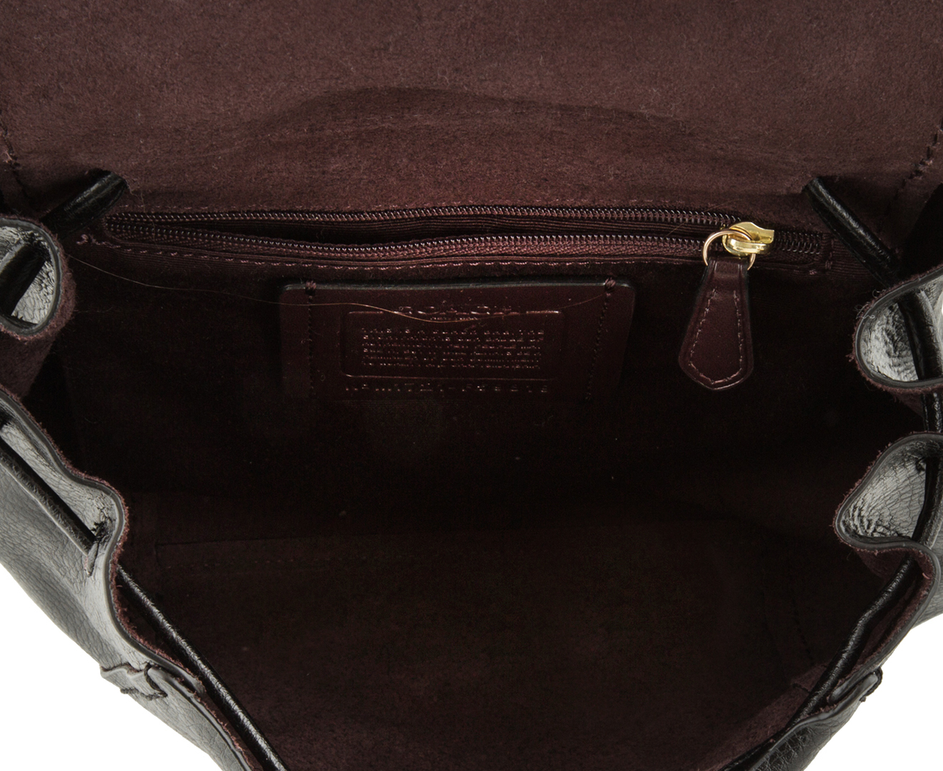 Coach Derby Backpack - Black/Oxblood | Catch.co.nz