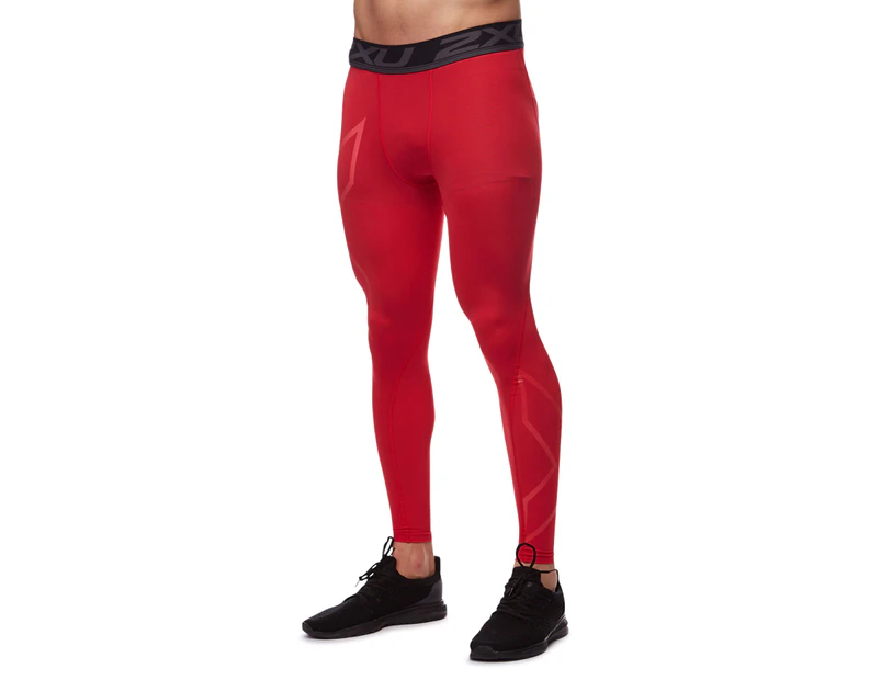 2XU Men's Compression Tights - Red