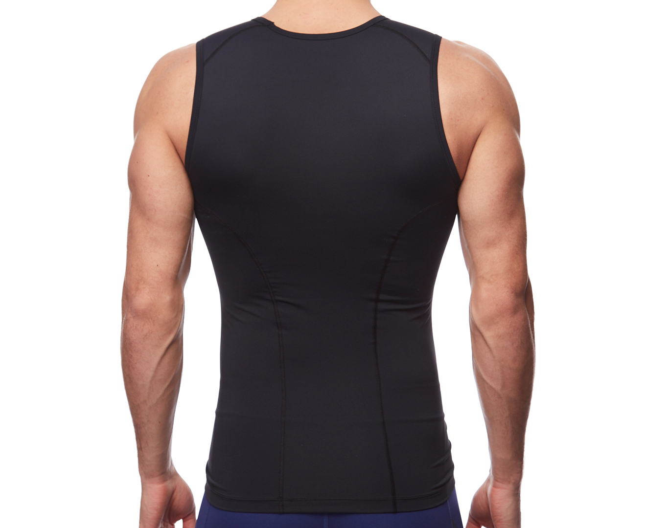 2XU Men's Compression Sleeveless Compression Top - Black | Catch.com.au