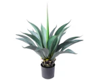 Artificial 80cm XL Potted Aloe - Green