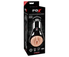 PDX Elite Cock Compressor Vibrating Stroker Masturbator Sex Toy