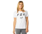 Fox Women's District Short Sleeve Crew - White