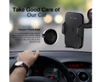 ASAKUKI Wireless Charger Car Mount Phone Holder-Black A10