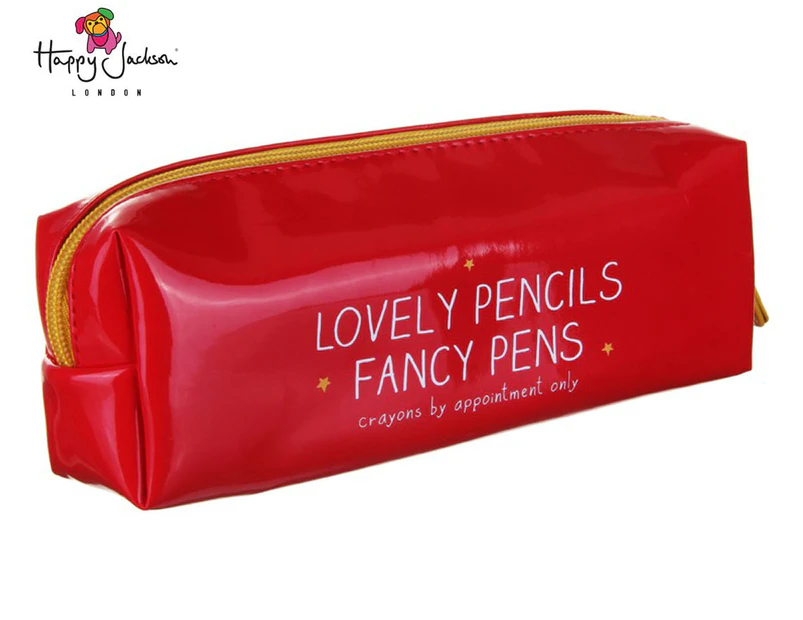 Happy Jackson Lovely Pencils Pencil Case - Red