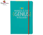 Happy Jackson Madness Is Just Genius A5 Notebook - Green